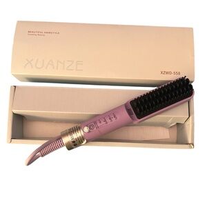 Xuanze Purple Hair Smoothing Heated Brush